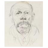 Nicolai Fechin Russian Modernist Pencil on Paper