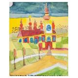 Nikifor Krynicki Polish Modernist Watercolor Paper