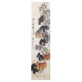 Qi Baishi 1864-1957 Chinese Ink Pumpkin