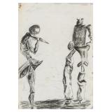 Salvador Dali Spanish Surrealist Ink on paper