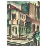 Maurice Utrillo French Modernist Watercolor Paper