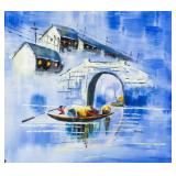 Canadian Oil on Canvas Signed V. CL. Brock