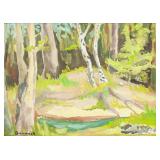 Pierre Bonnard French Modernist Oil on Board