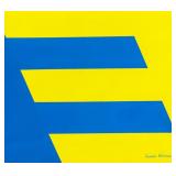 Carmen Herrera Cuban Abstract Oil on Canvas