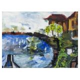 Charles Camoin French Fauvist Oil on Paper