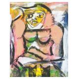 Willem De Kooning American Abstract Oil on Canvas