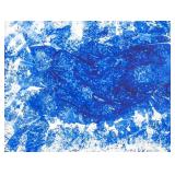 Yves Klein French Modernist Oil on Canvas