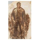 Natalia Gontcharova Russian Pastel on Paper