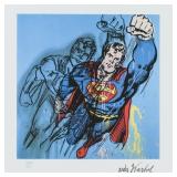 Andy Warhol US Pop Signed Litho Superman 3782/5000