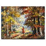 Marcel Harang French 1910- Oil on Panel