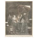 William Baillie 1613-1675 Irish Signed Etching1774
