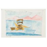 Lyonel Feininger US-German Watercolor and Ink
