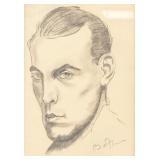 Balthus French Modernist Graphite on Paper