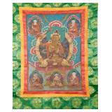 17/18th C. Tibetan Tanka of Bodhisattva