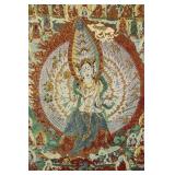 Tibetan Embroidery Tanka of Guanyin