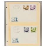 4 Hungarian Zeppelin Stamps w/ Envelope
