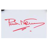 Paul Newman Autographed Card JSA Letter
