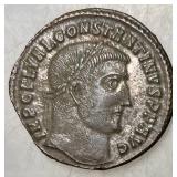 Constantine I 307 - 337 AD Follis Heraclea Jupiter