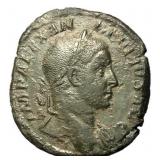 Severus Alexander 222 - 235 AD Sestertius with P