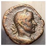 251-253 Roman Empire Trebonianus Gallus Sestertius