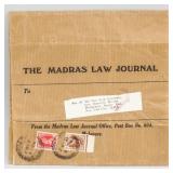 2 Assorted Indian Stamps with Envelope