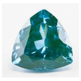 8.20ct Trillion Cut Blue Natural Tourmaline CGL