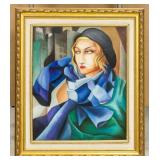 Tamara de Lempicka Polish Art Deco Oil on Canvas