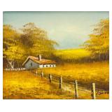 Original Oil on Canvas Signed J.Germano Landscape