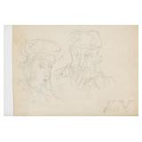 Louis Valtat French Modernist Graphite on Paper