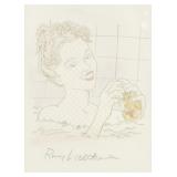 Roy Lichtenstein American Graphite on Paper