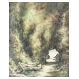 M. Frash Landscape Oil on Board