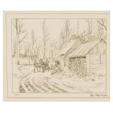 Peter Etril Snyder Signed Lithograph Paper 47/250