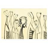 Oil on Panel Signed Astra 70