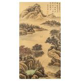 Shen Zhou 1427-1509 Chinese Watercolor Landscape