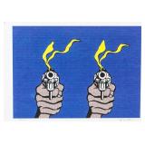 Roy Lichtenstein American Pop Signed Litho 99/1000