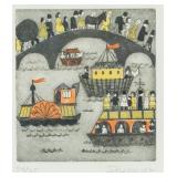 Francoise Deberdt 1934 Etching 51/75 Provenance