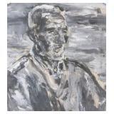 Balthus French-Polish Oil and Gouache on Paper