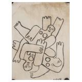 Fernand Leger French Mixed Media on Paper