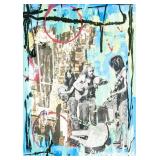 Robert Rauschenberg American Mixed Media on Panel