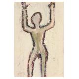 Jean-Michel Basquiat US Mixed Media Cardboard COA