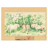 Sir Alfred Munnings UK Watercolor Galerie Beyeler