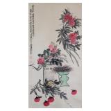 Wu Changshuo 1844-1927 Chinese Watercolor Flower