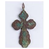 17-18th Century Russian Orthodox Bronze Cross