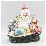 Chinese Buddha with Boys Jing De Zhen Jing 17 Diao