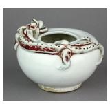 17th Century Chinese Dragon Porcelain Water Pot