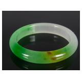 Charming Tri-tone Chinese Hardstone Bangle