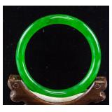 Chinese Green Jadeite Bangle