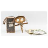 Vintage 19/20th C. Stereoscope Kit