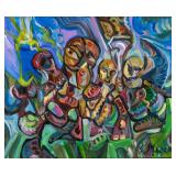 Evan Magar "Emotions II" Oil and Acrylic on Canvas