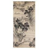 16-18 Century Chinese Watercolour on Paper Roll